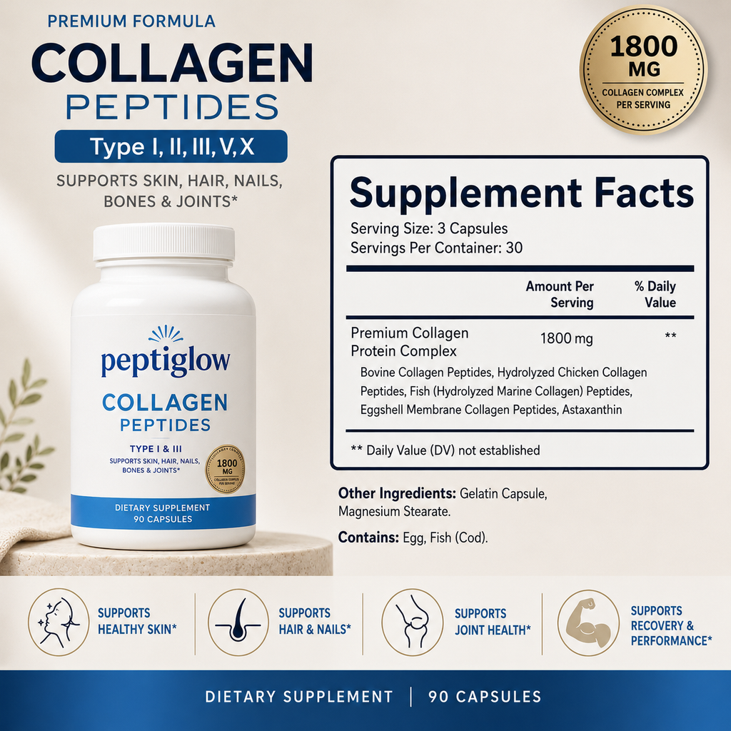 Peptiglow Collagen Peptides Capsules